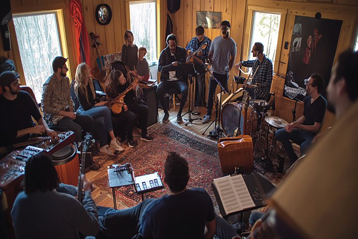 Creative space production at E1 Studio